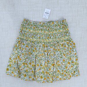 NWT Crewcuts Kid's Skirt Yellow Floral Size XL / 14